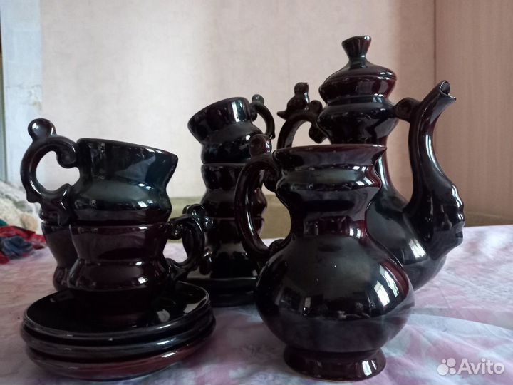 Кофейный набор керамический соватских времен