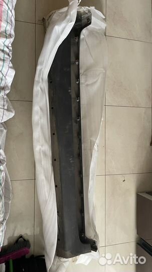 Пороги комплект на kia sportage 3 пластиковые