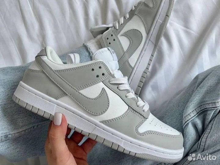 Кроссовки Nike Dunk SB low grey Fog