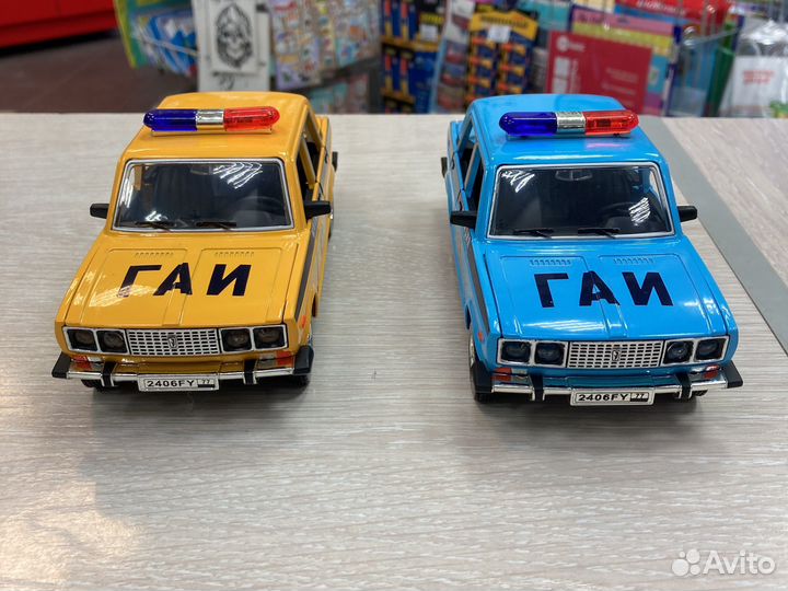 Модель автомобиля жигули спецслужбы 1:24