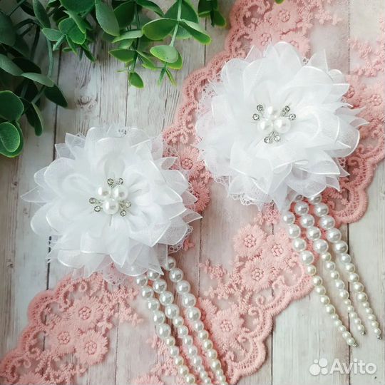 Школьные бантики ручной работы