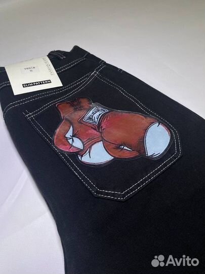 Джинсы широкие jnco sk22