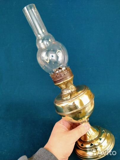 Старинная керосиновая лампа Чудо