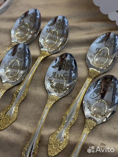 Именные ложки - нержавеющая сталь