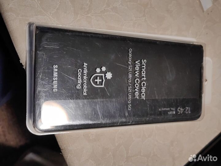 Чехол Samsung s21 ultra SMART clear view cover