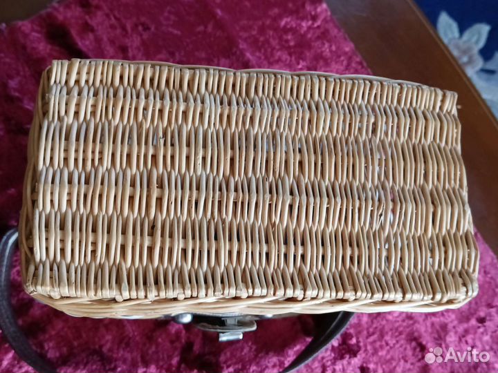 Сумка корзинка плетеная СССР