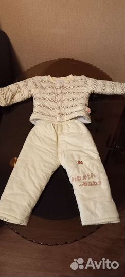 Теплый костюм тройка 92р