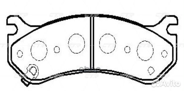 CKG-3 GK0248 Колодки тормозные дисковые пер