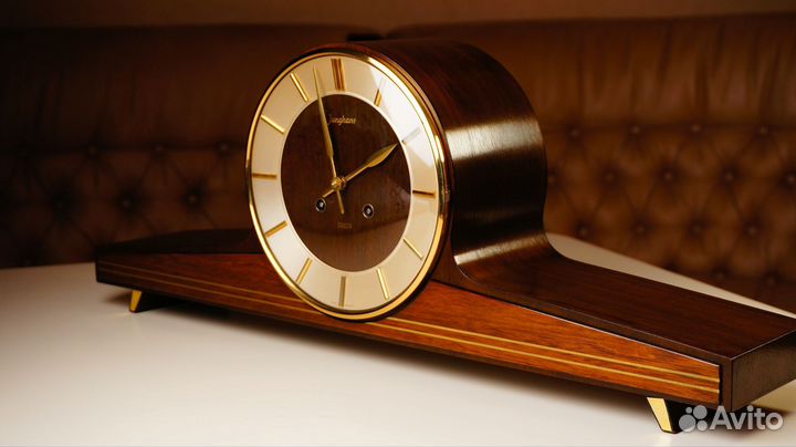Настольные каминные часы Junghans Exacta, Германия