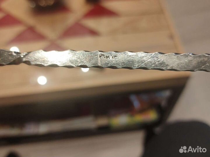 Вилка, и ложка посеребренные