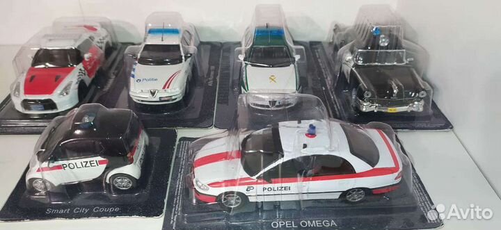 Полицейские машины мира 1:43