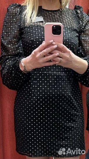 Платье женское 42 44 черное вечернее