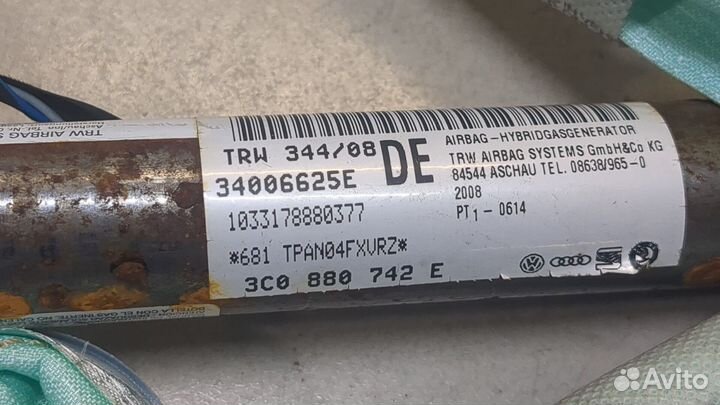 Подушка безопасности боковая Volkswagen Passat 6