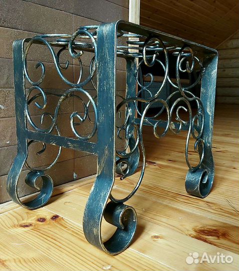 Кованый пуф