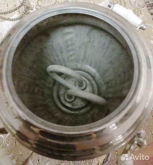 Самовар никелированный 2л электрический 20века