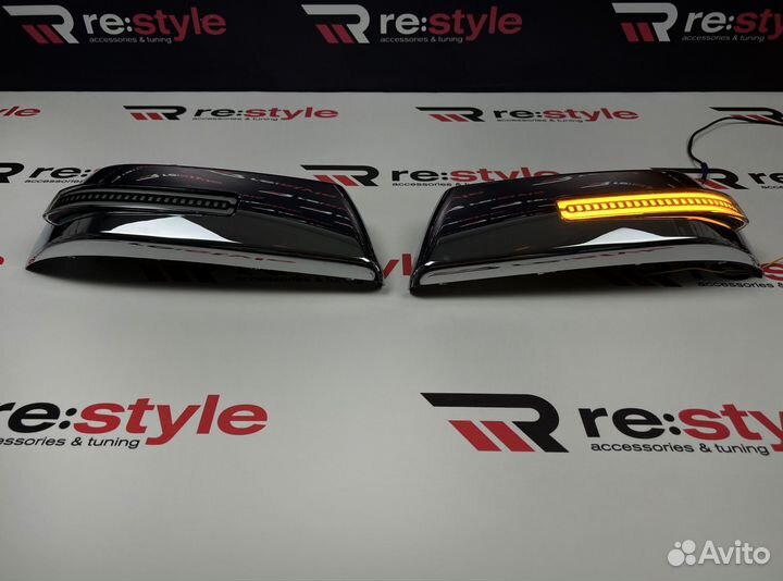 Накладки на зеркала Tundra 07-20г Хром