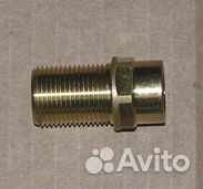 Фитинг прямой д.12*М20*1,5 наружн. латунь прямой п
