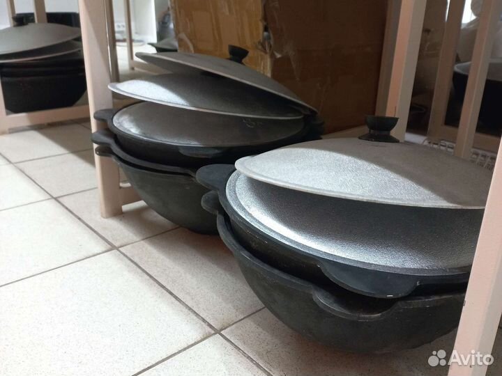 Чугунный казан 10 литров