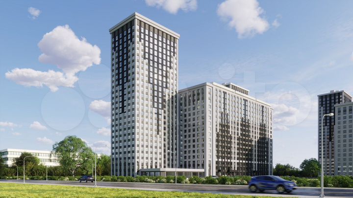 2-к. квартира, 46,6 м², 25/25 эт.