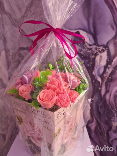 Букет из мыла