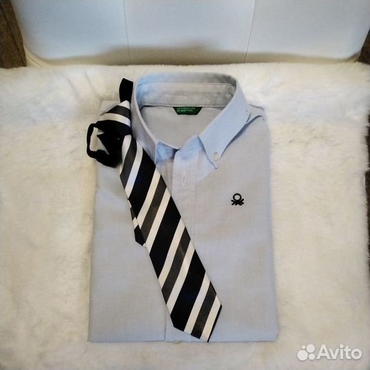 Рубашка benetton оригинал на мальчика 2-3 года