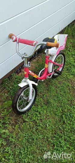 Детский велосипед novatrack 14с корзинкой