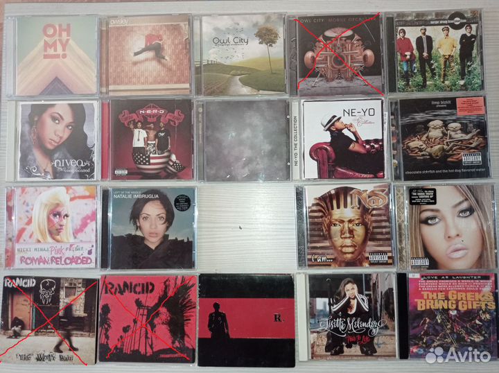 Фирменные CD панк рэп поп альтернатива (L-Z)