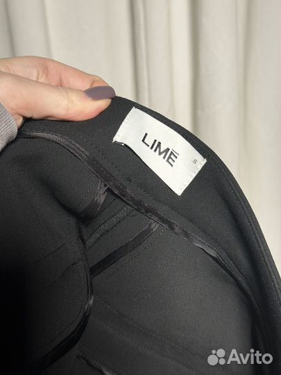 Брюки прямые черные Lime (S)