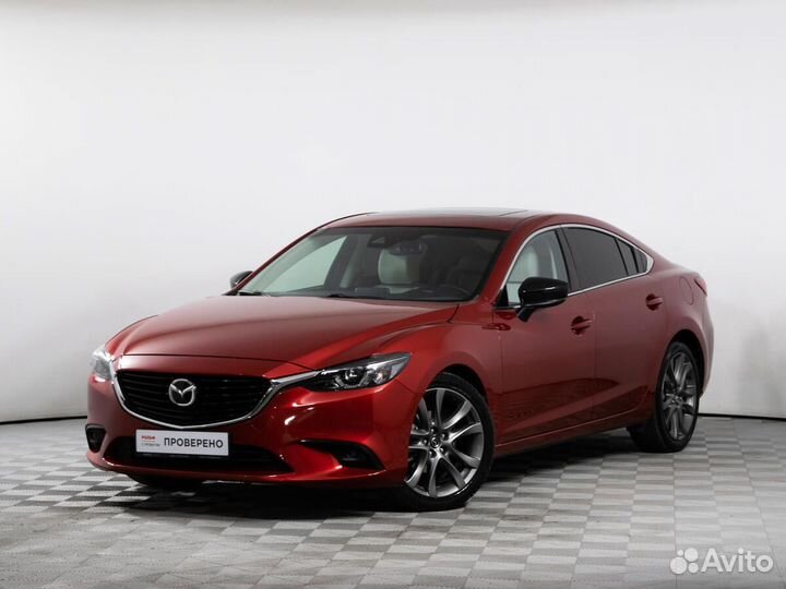 Mazda 6 2.5 AT, 2016, 133 000 км