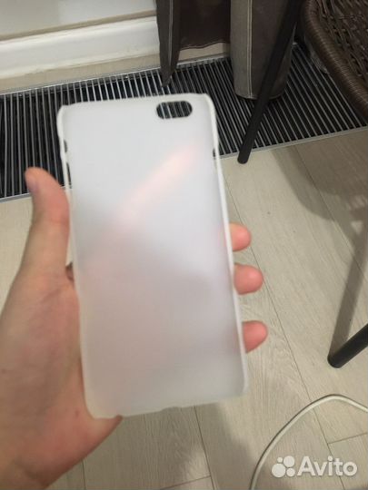 Чехол новый Xinbo белый пластиковый для iPhone 6+