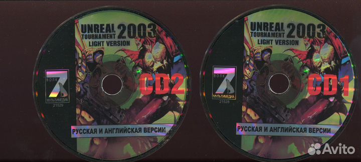 Unreal Tournament 2003 (Light version)(2CD, PC)
