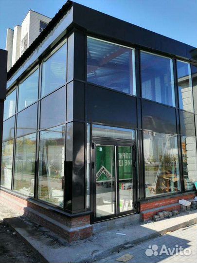 Витражи, алюминиевые окна, двери