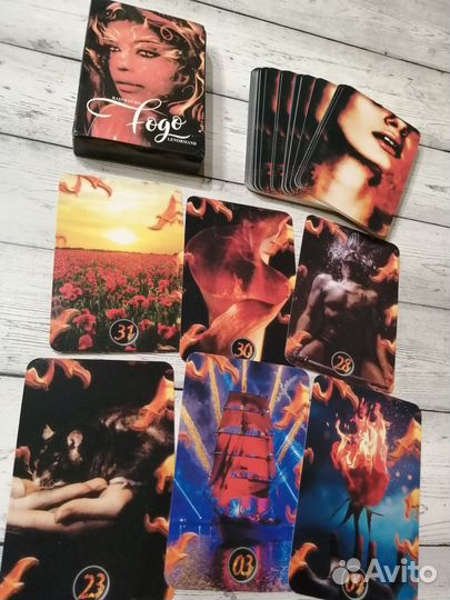 Гадальные карты Оракул Ленорман Rainhas Do Fogo