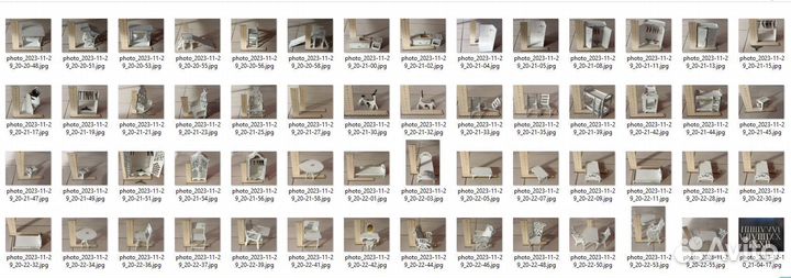 Игрушечная мебель для кукольного дома