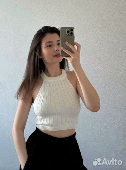 Топ женский вязаный