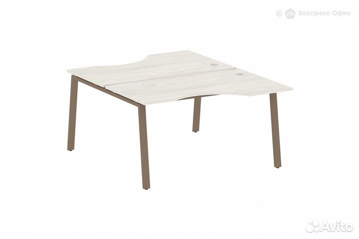 Стол-бенч двойной криволинейный Metal system style