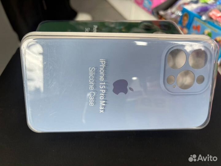 Силиконовый чехол для iPhone 15 Pro