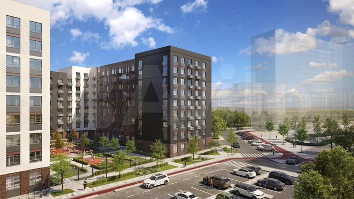 1-к. квартира, 36,1 м², 8/9 эт.