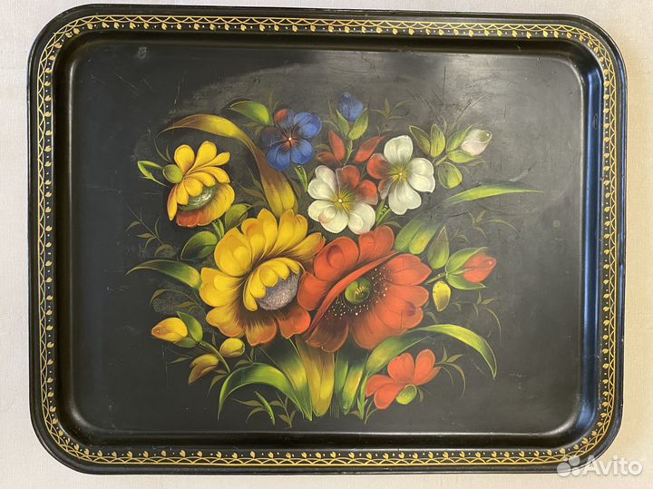 Поднос металлический СССР