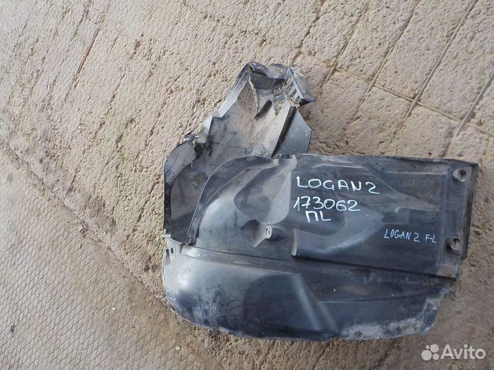 Подкрылок renault logan 2 передний левый