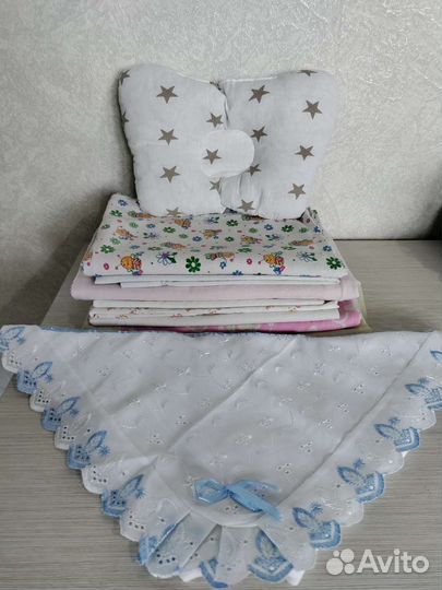 Пеленки детские + подушка