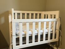Кроватка для новорожденных приставная