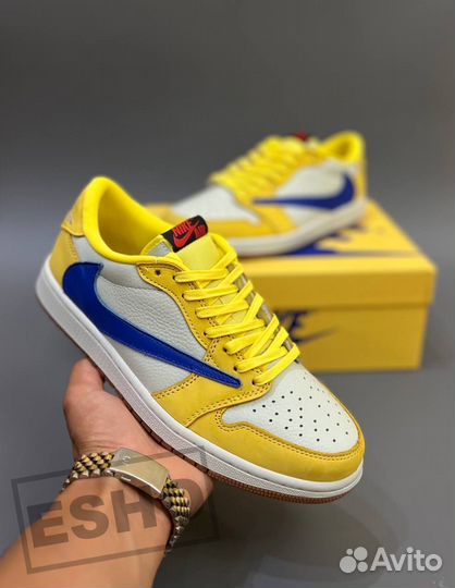 Nike Jordan 1 Low Travis Scott Canary Yellow Lux