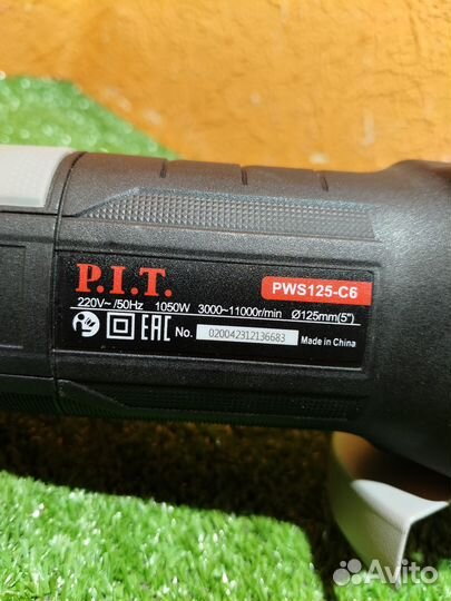 Болгарка ушм PIT PWS125-C6