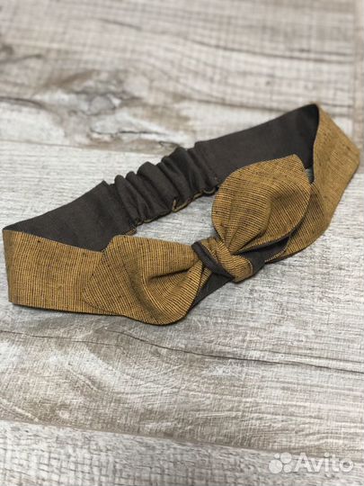 Льняная повязка на голову солоха