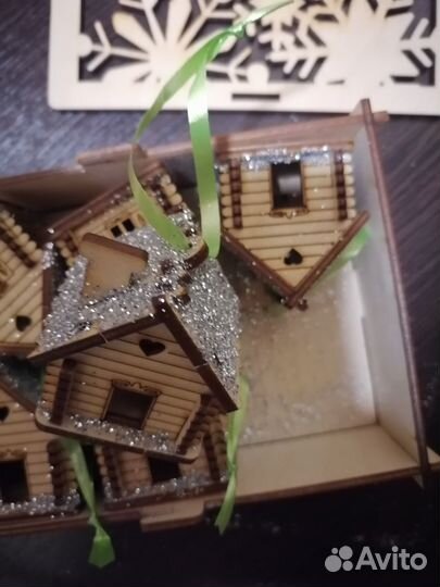 Новогодние игрушки из дерева