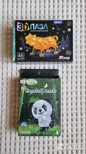 Объемные пластиковые 3Д паззлы