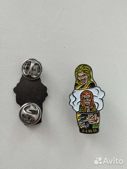 Значок матрешка Iron Maiden Killers & Iron Maiden