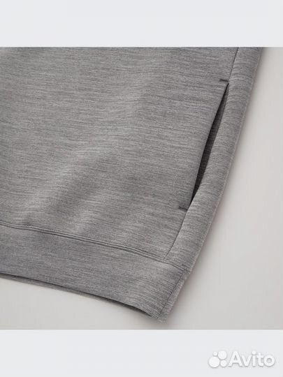 Худи Uniqlo DRY Stretch Hoodie серое