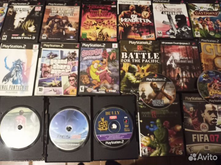 Игровые диски на ps2